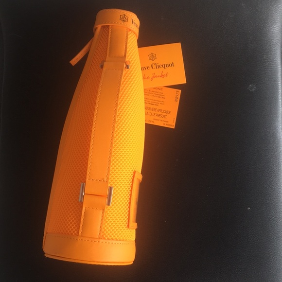 NWT: Veuve Clicquot Brut Champagne Ice Jacket Insulated Bottle Sleeve - Orange - Picture 6 of 11
